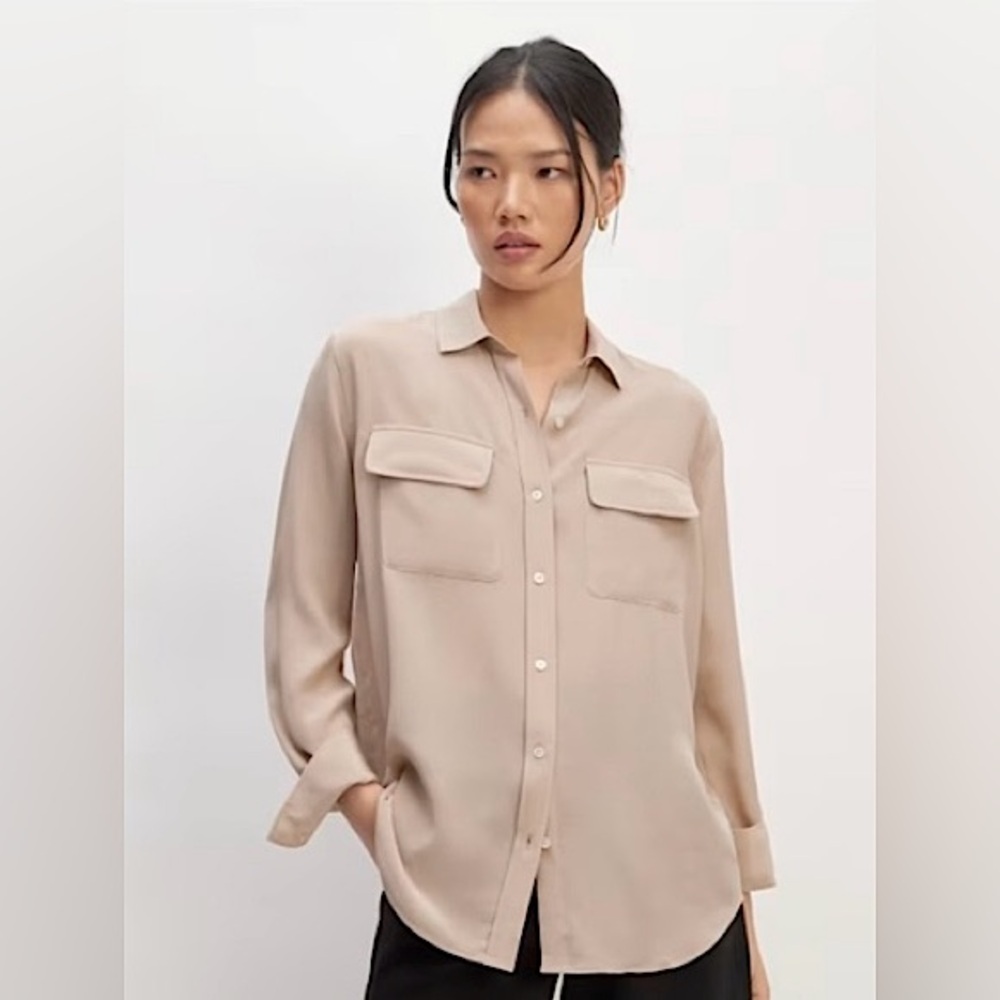 Moda International Long sleeve button down - Picture 1 of 2